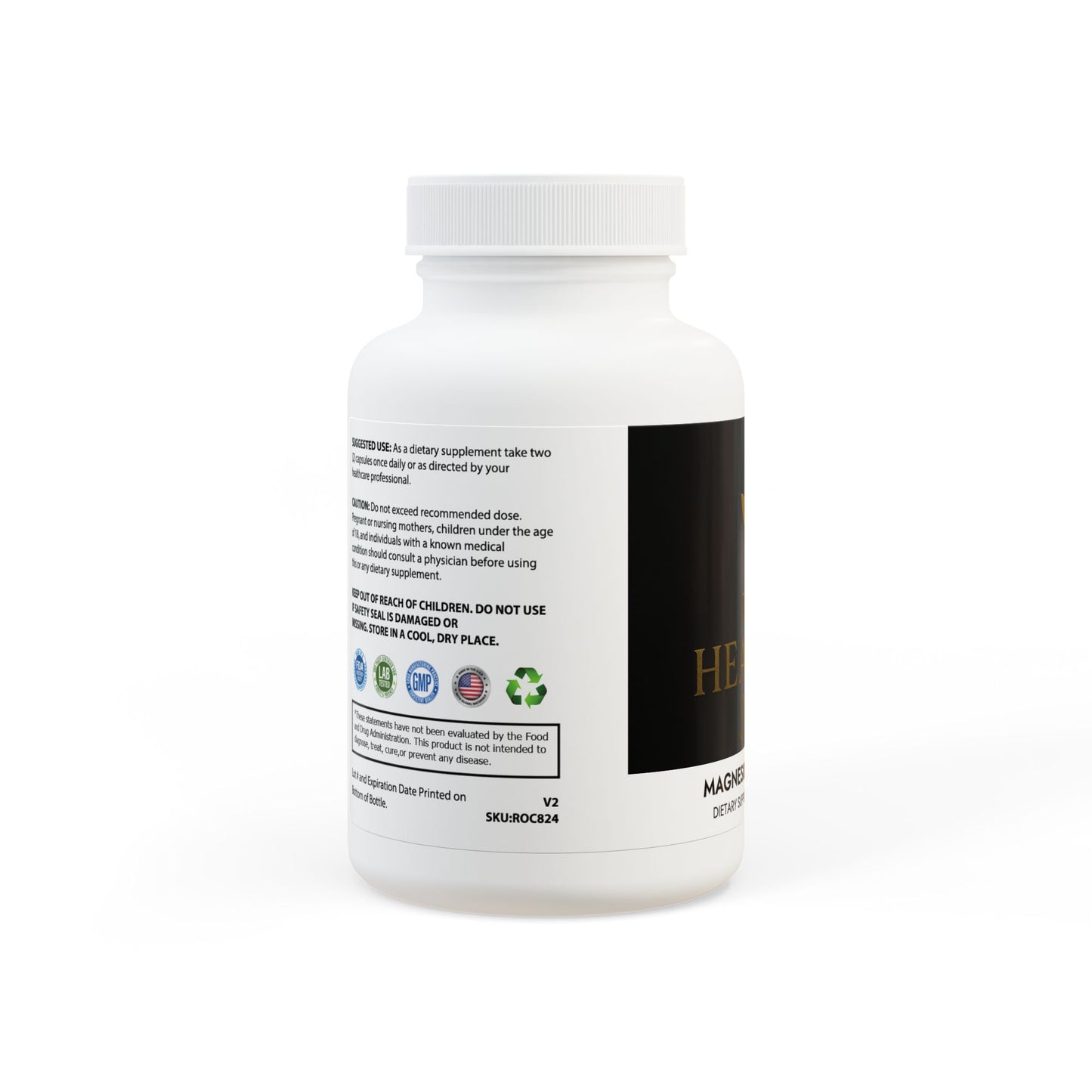 Magnesium Glycinate Supplement (60 Capsules)