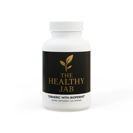 The Healthy JAB Turmeric with BioPerine® (Black Pepper Fruit Extract) Supplement (60 Capsules)