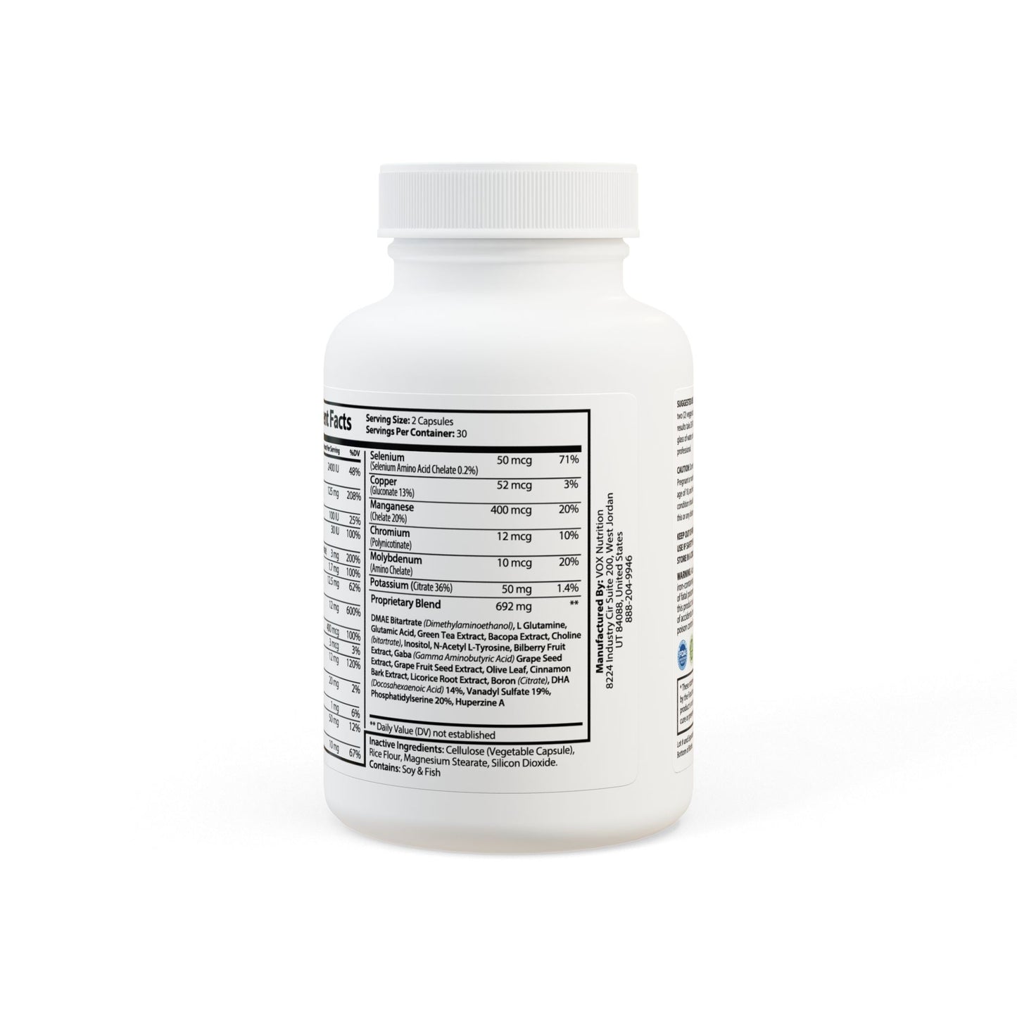 The Healthy JAB Brain Support Complex Supplement (60 Capsules)